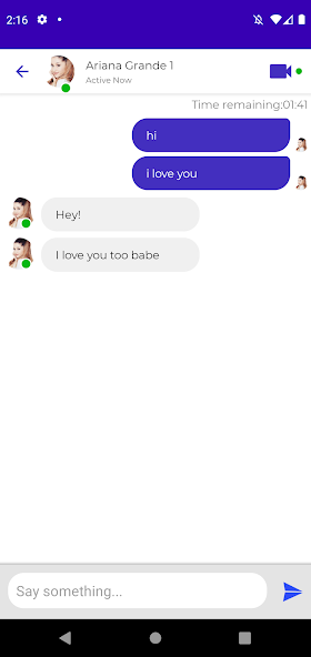 Ariana Grande Fake Video Call