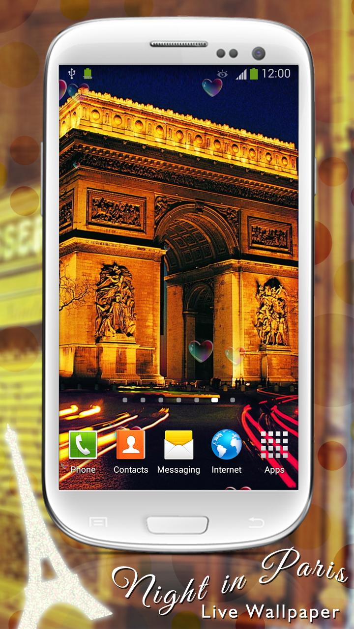 Night in Paris Live Wallpaper