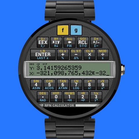 RPN Calculator for Wear