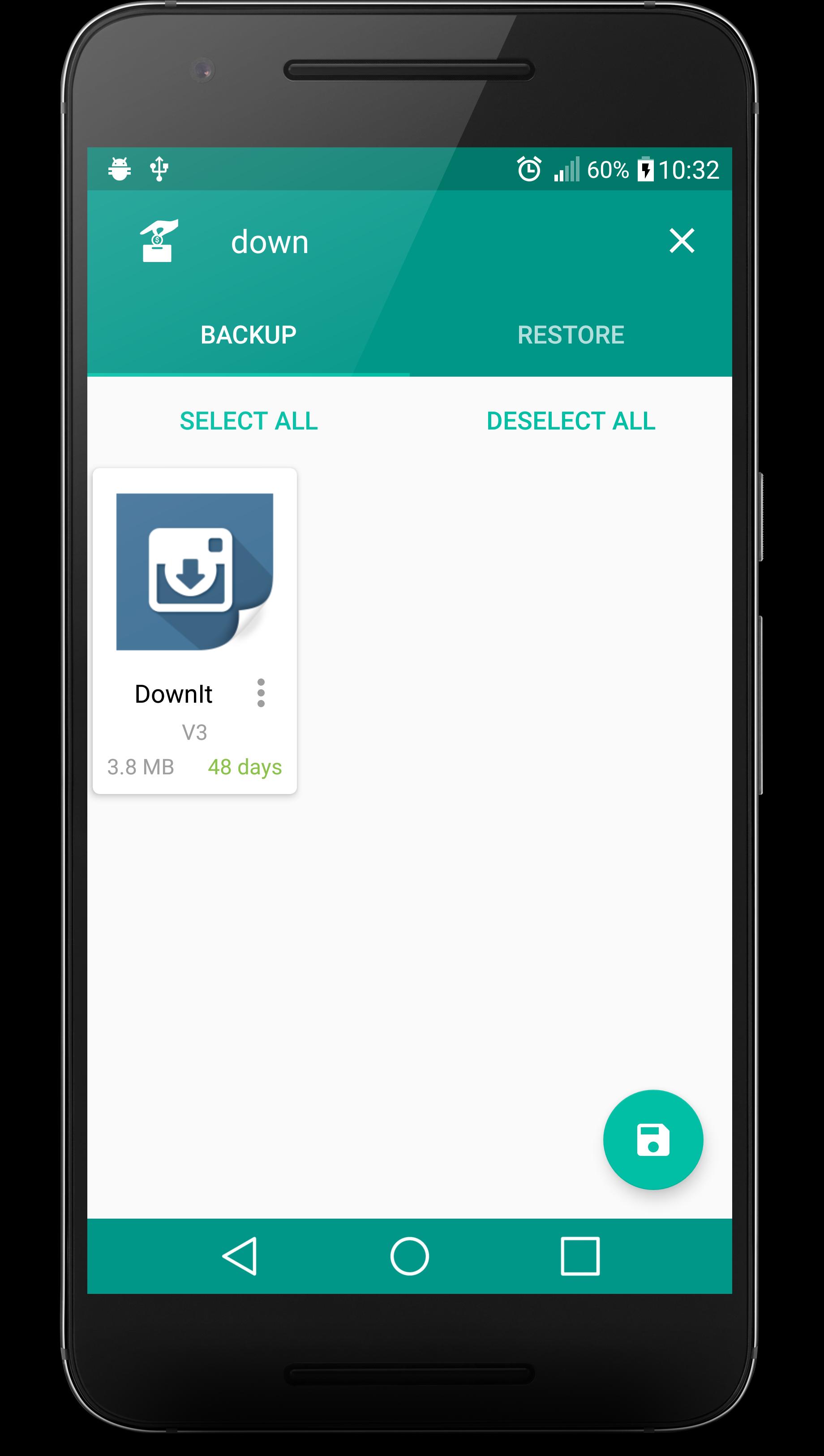 AppsList Backup