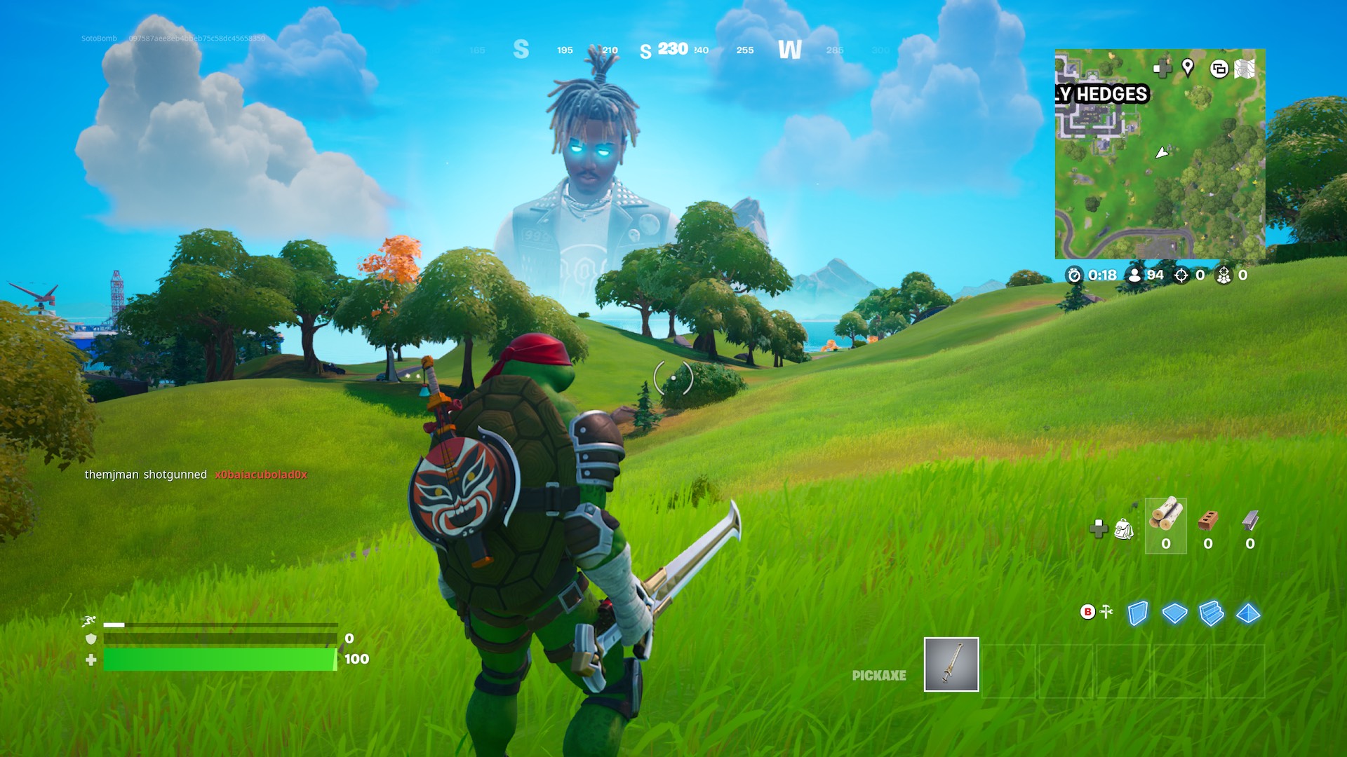 اين عصير wrld في fortnite؟