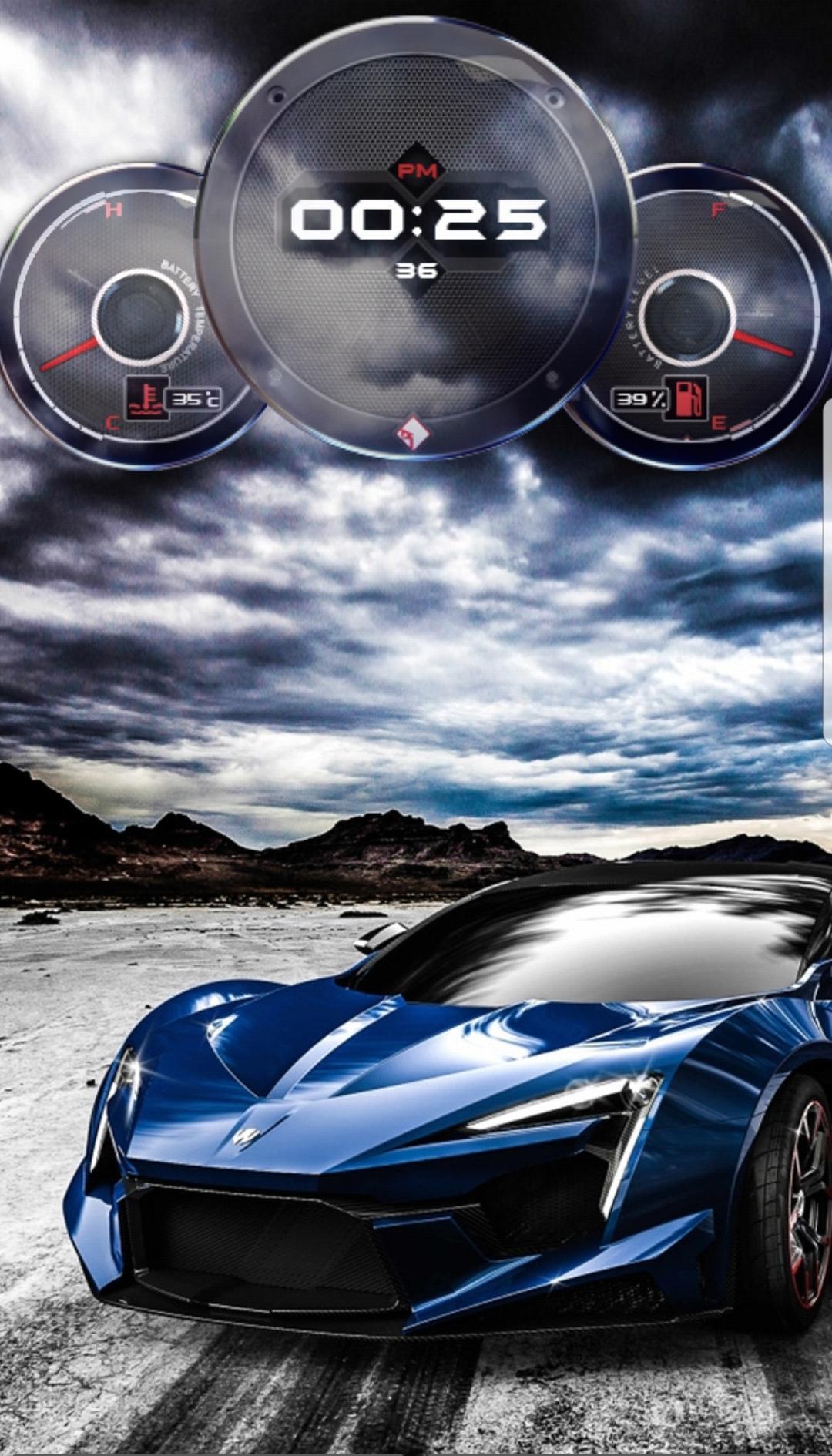 Speedometer Cars Clock Live Wa
