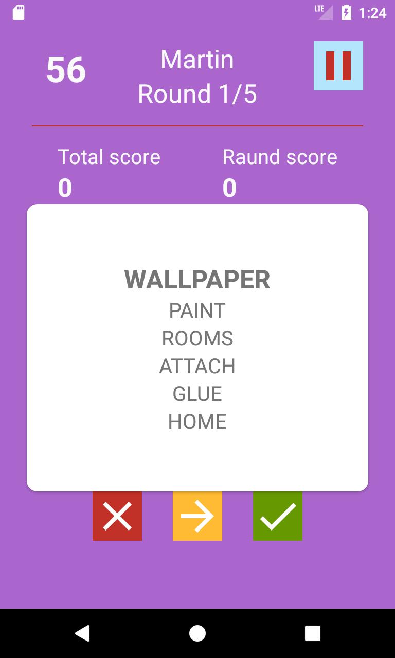 Taboo Word Game