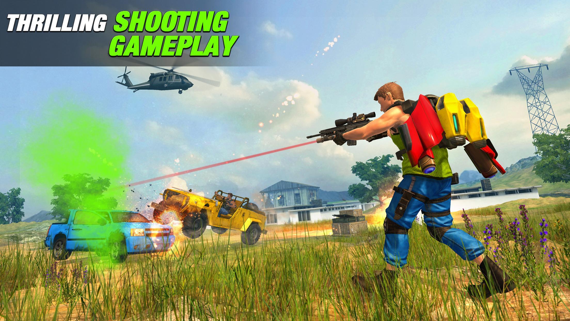 Jetpack Flying Shooting: Free FPS Game