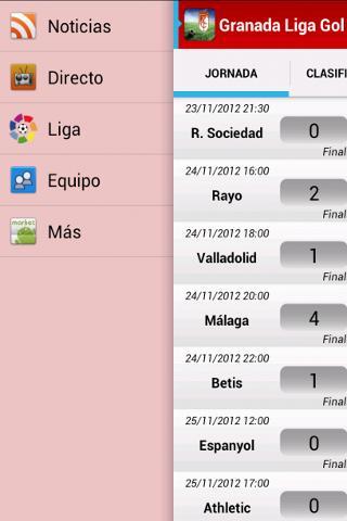 Granada Liga Gol