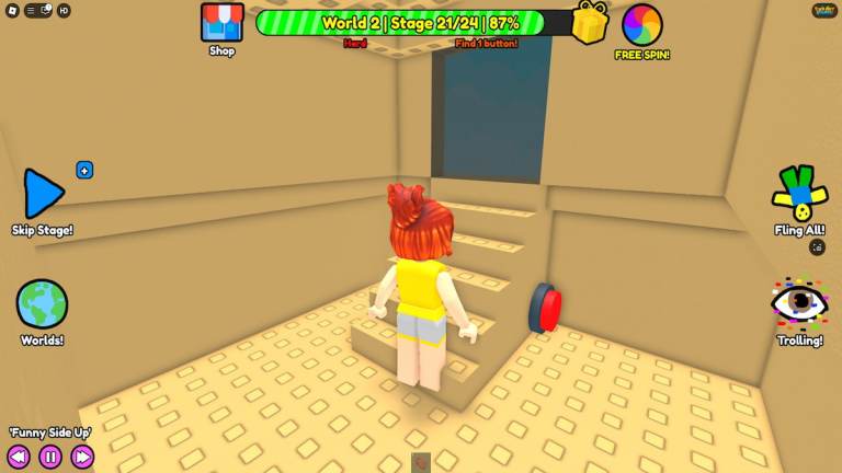 Roblox ค้นหาปุ่มคำแนะนำ