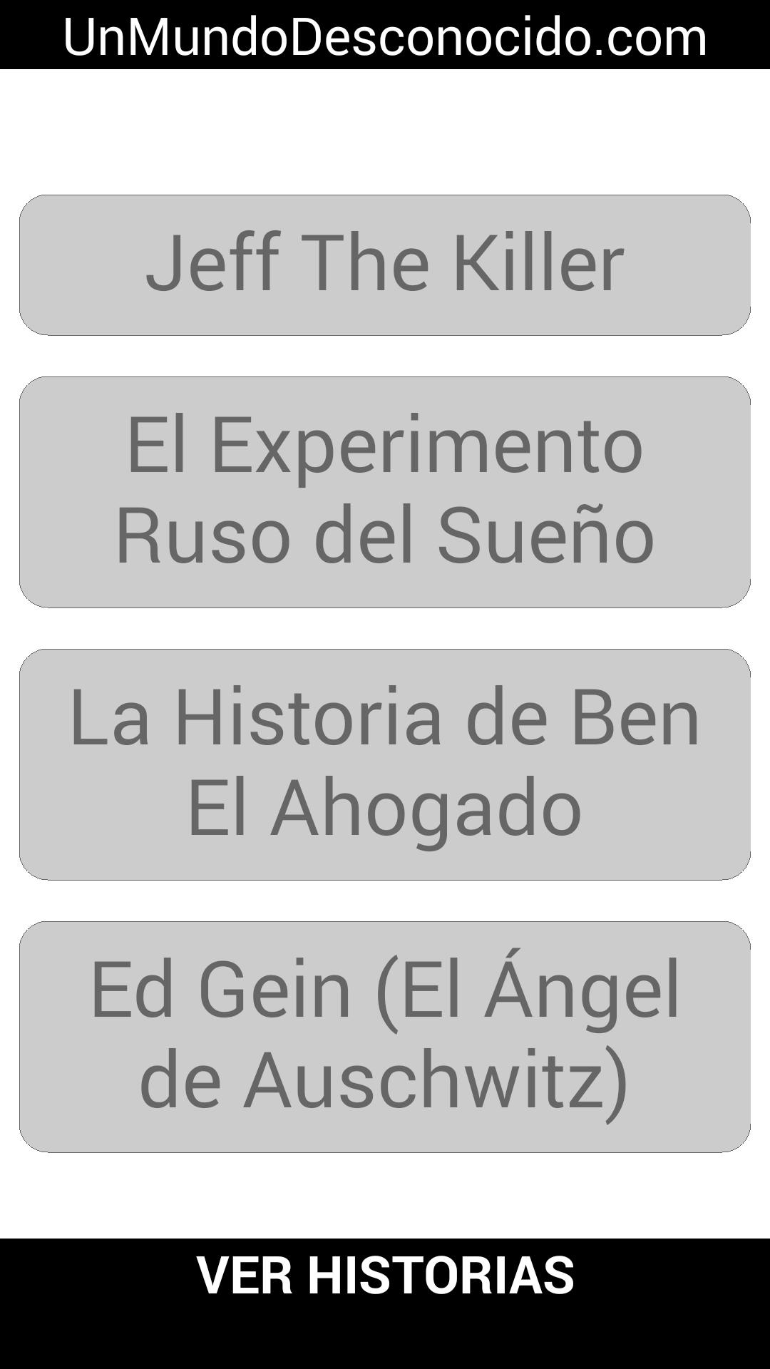 Historias de Terror