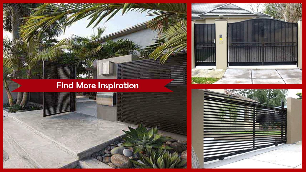 Modern Front Gate Design