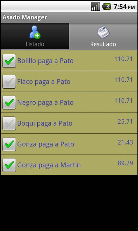 Asado Manager