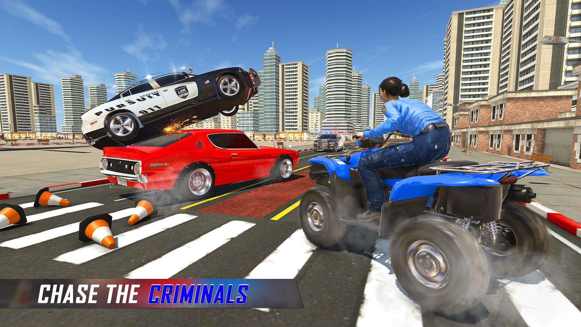US Police ATV Quad Bike Gangster Chase 2020
