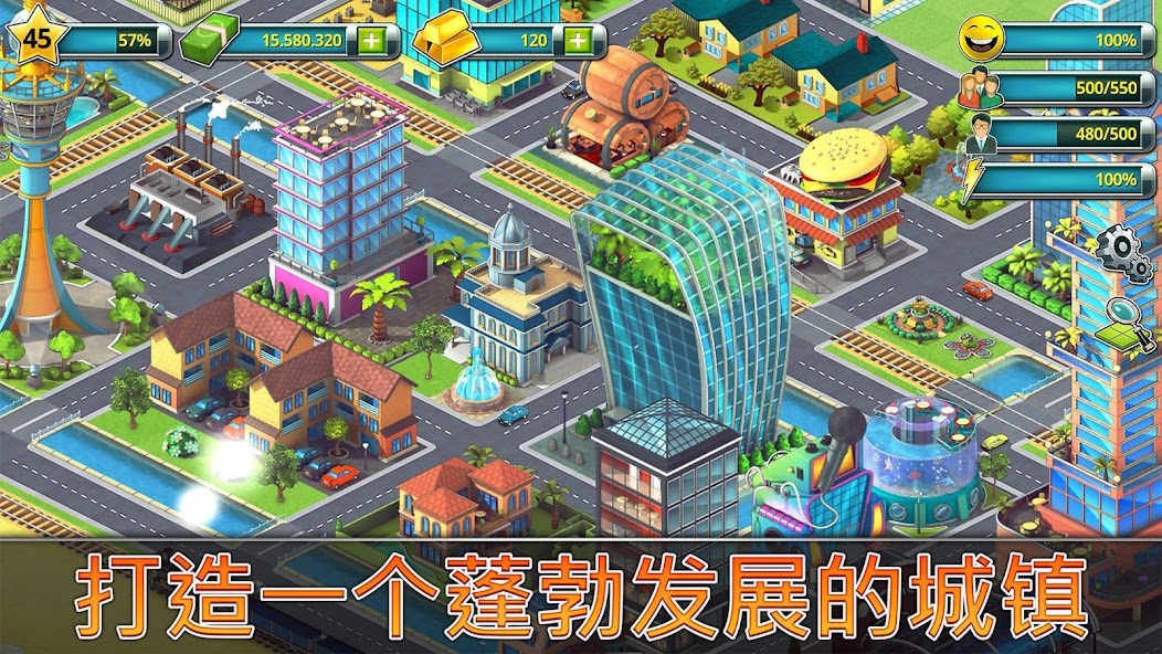 Town Building Games: Tropic Ci