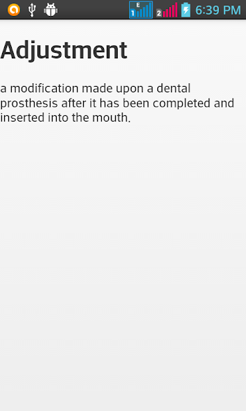 Dental dictionary
