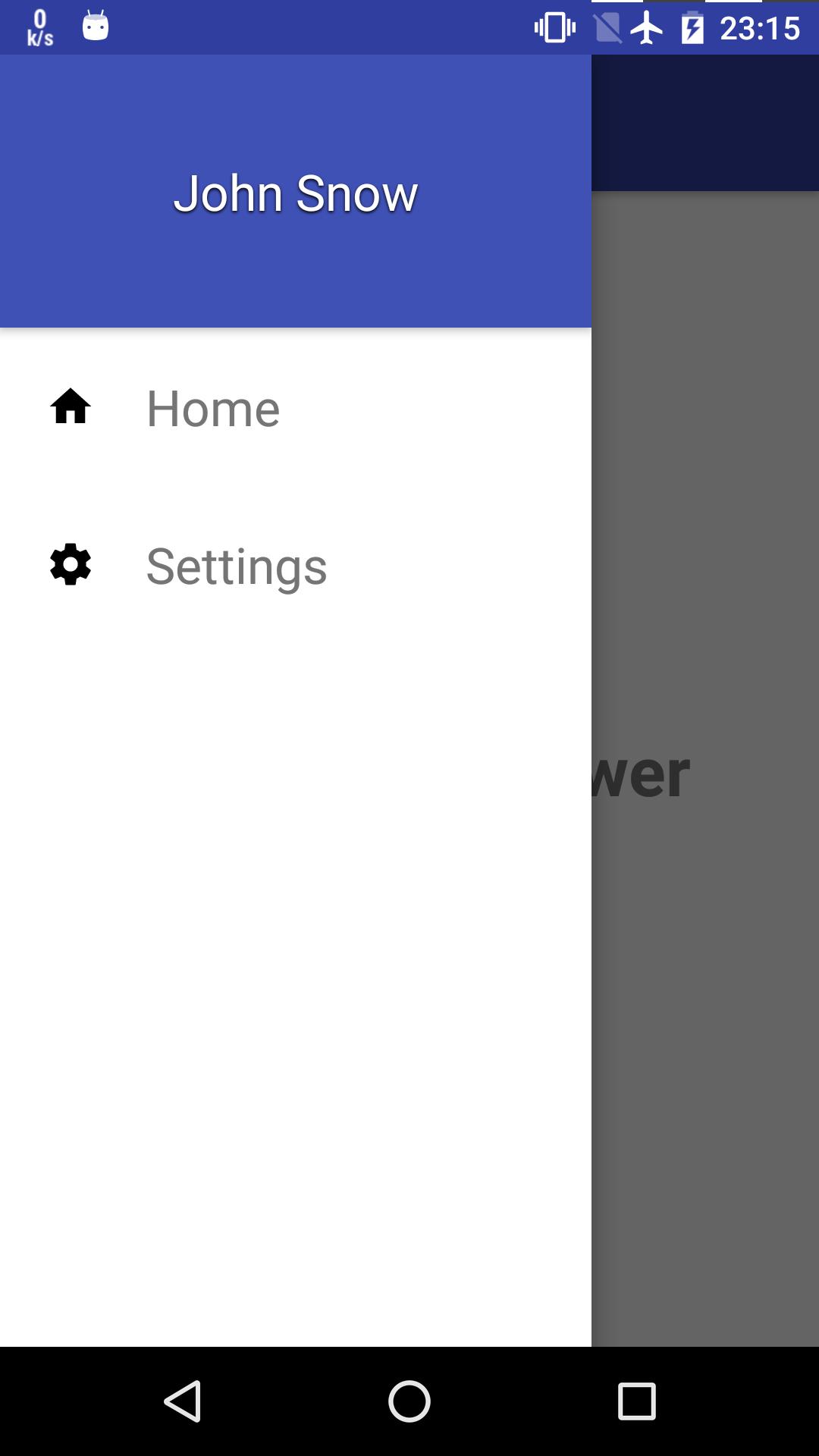 Navigation Drawer