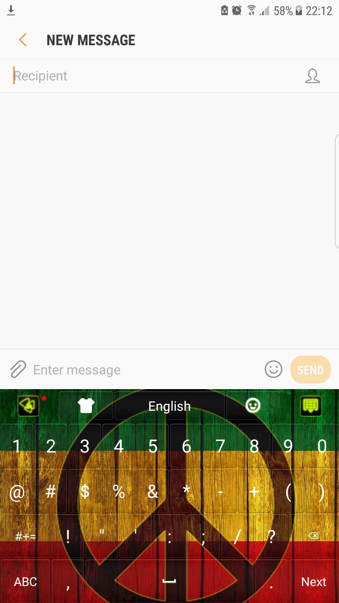 Peace Reggae Keyboard