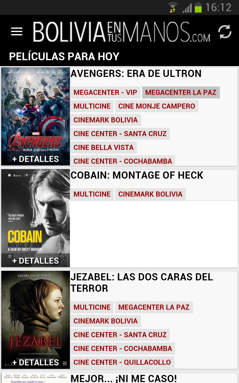 Bolivia Cartelera