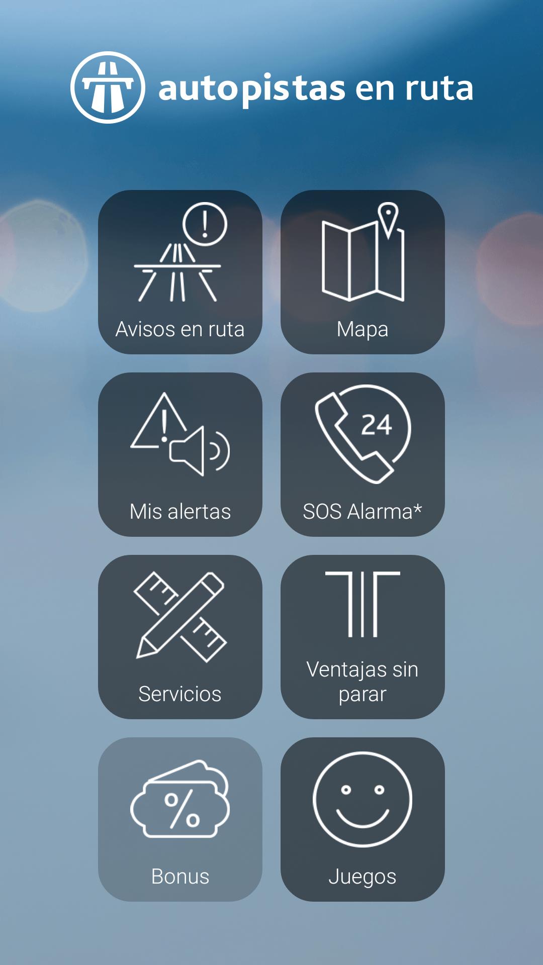 autopistas en ruta