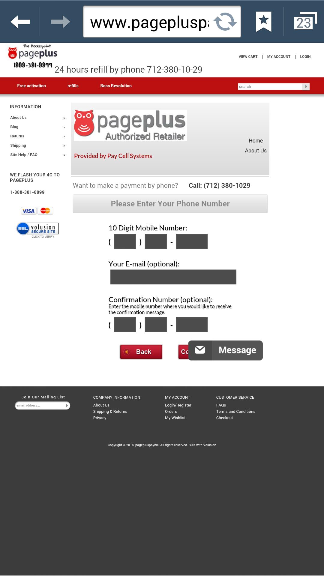 Page Plus Pay Bill