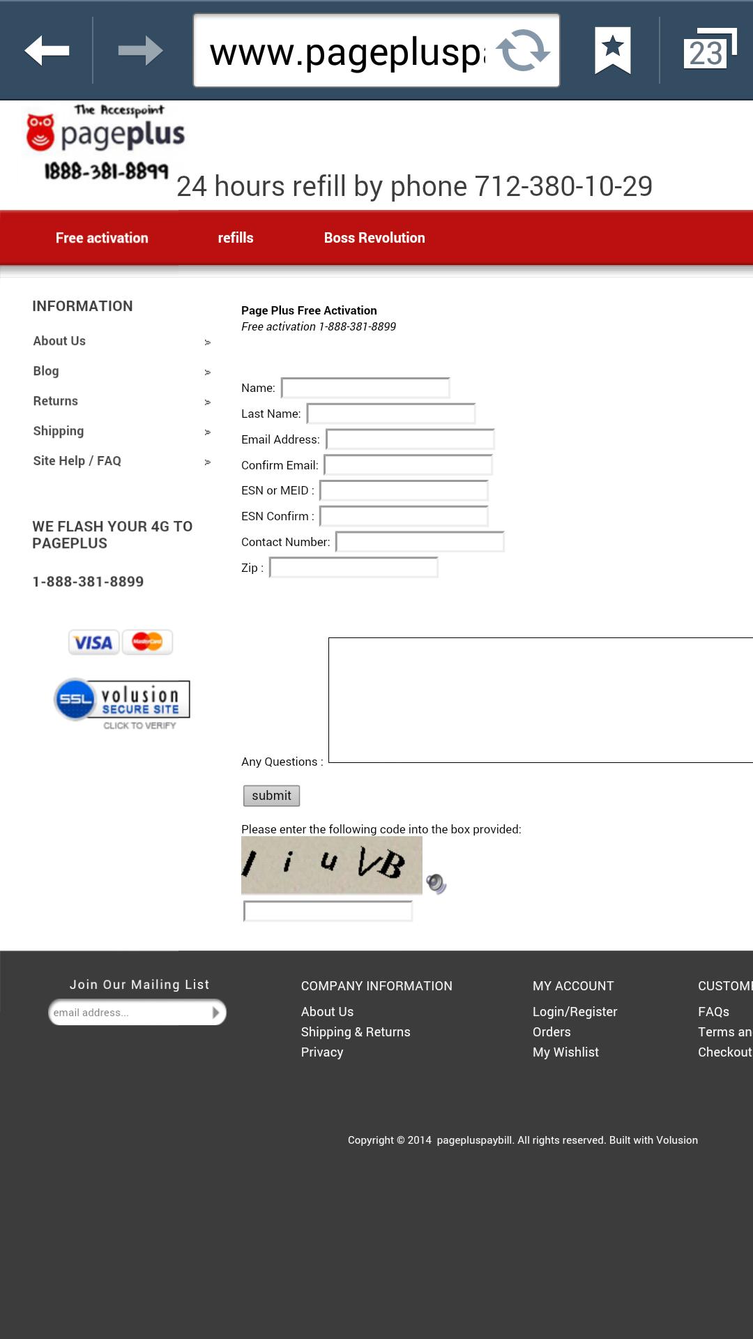 Page Plus Pay Bill