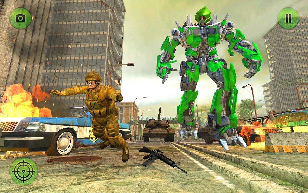 Tank Transform Robot War