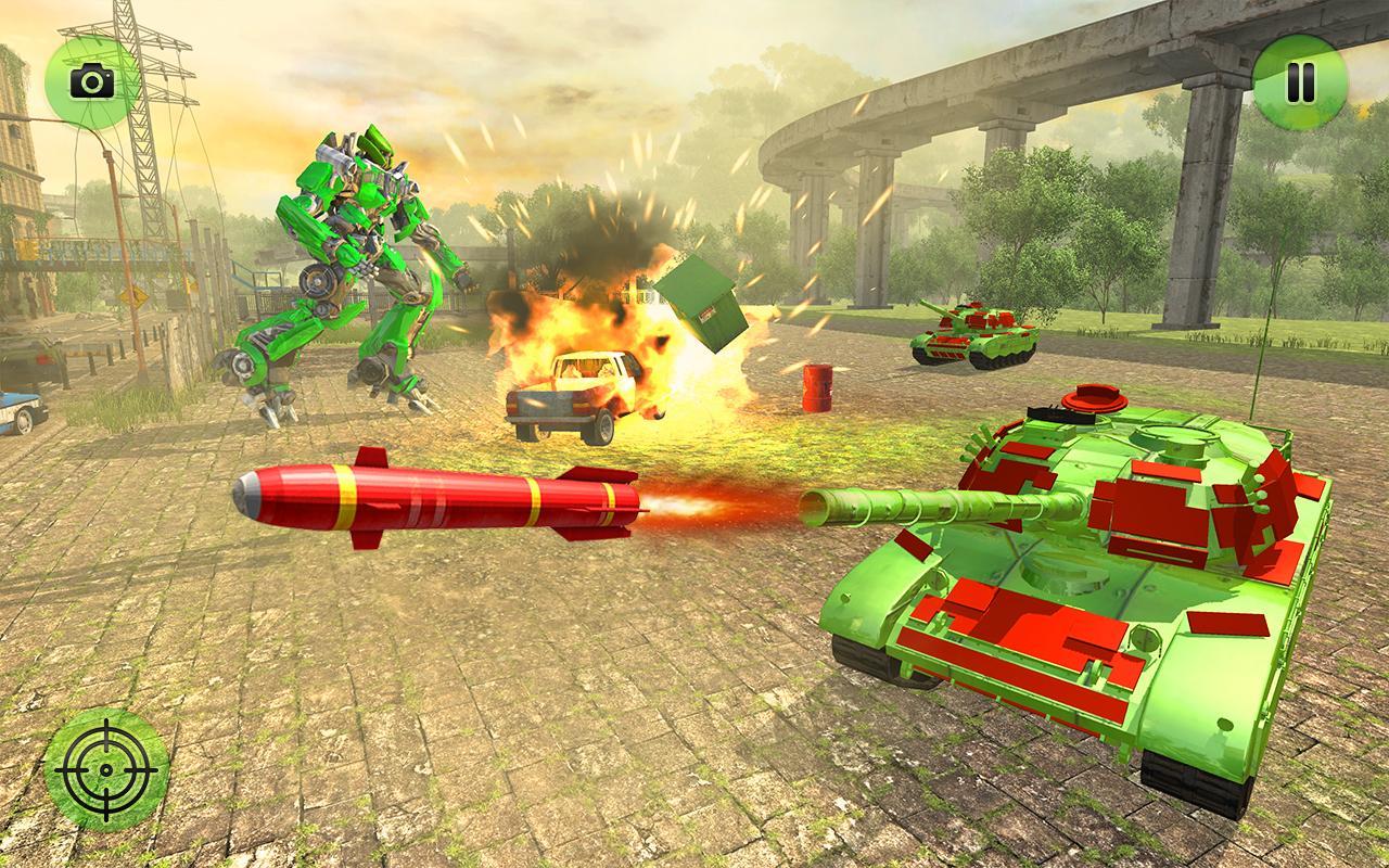 Tank Transform Robot War