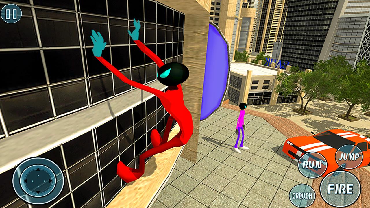 Grand Stickman Mafia Rope Hero