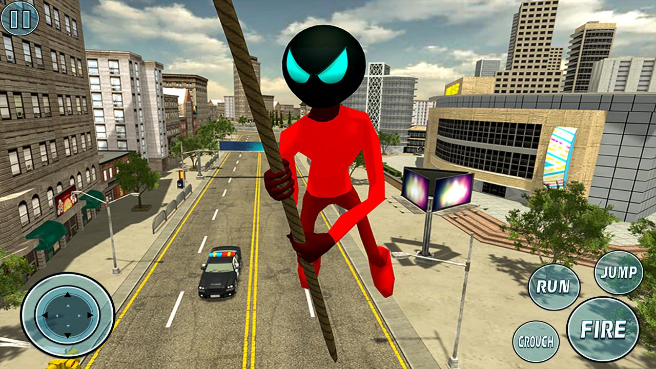 Grand Stickman Mafia Rope Hero