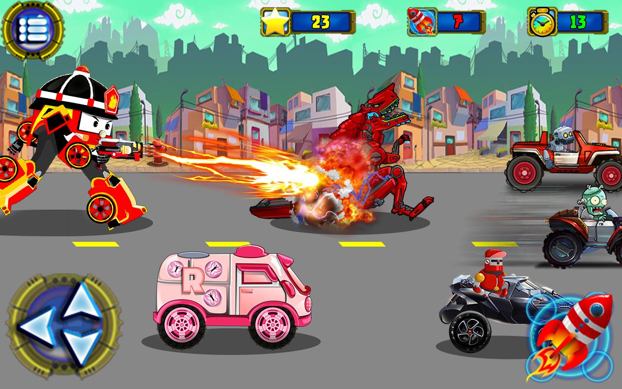 Road Robot Car Battle