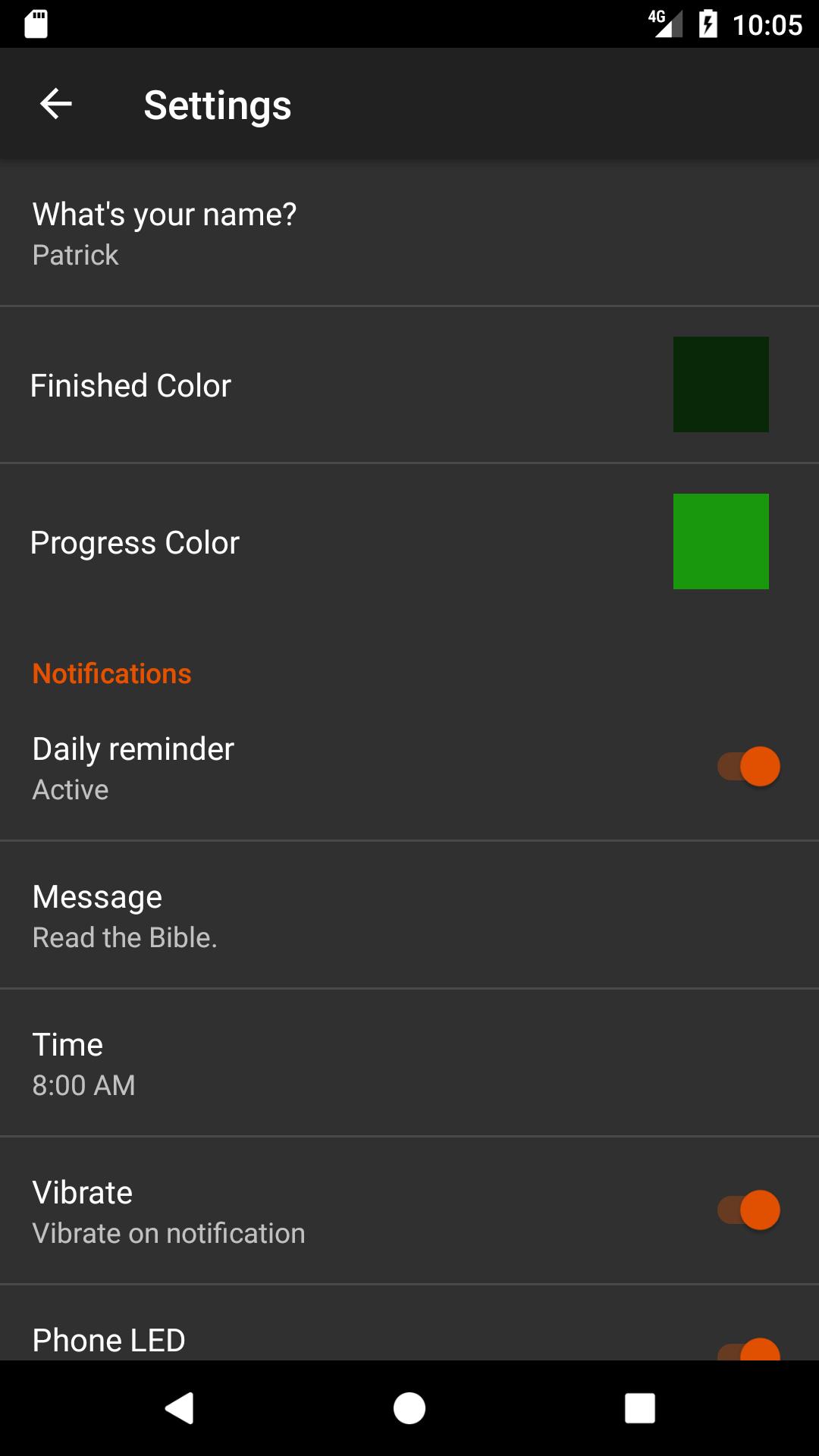 Bible Reading Chart