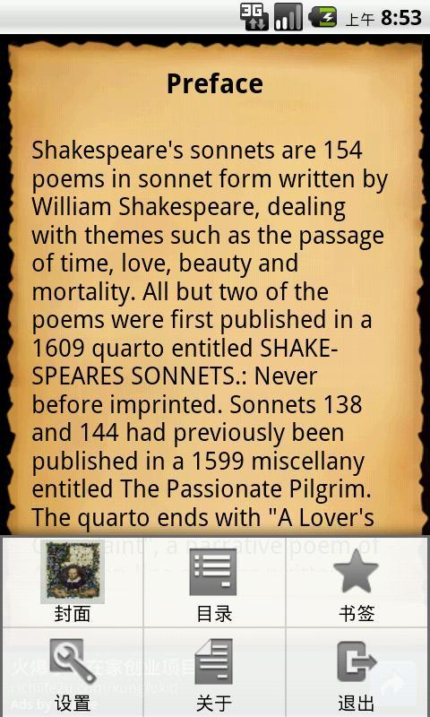 Sonnets by Shakespeare