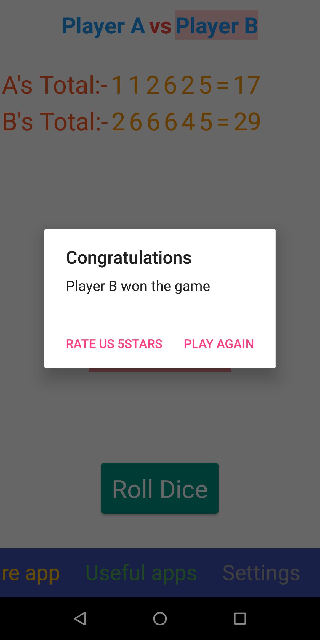 Dice Game - JRD