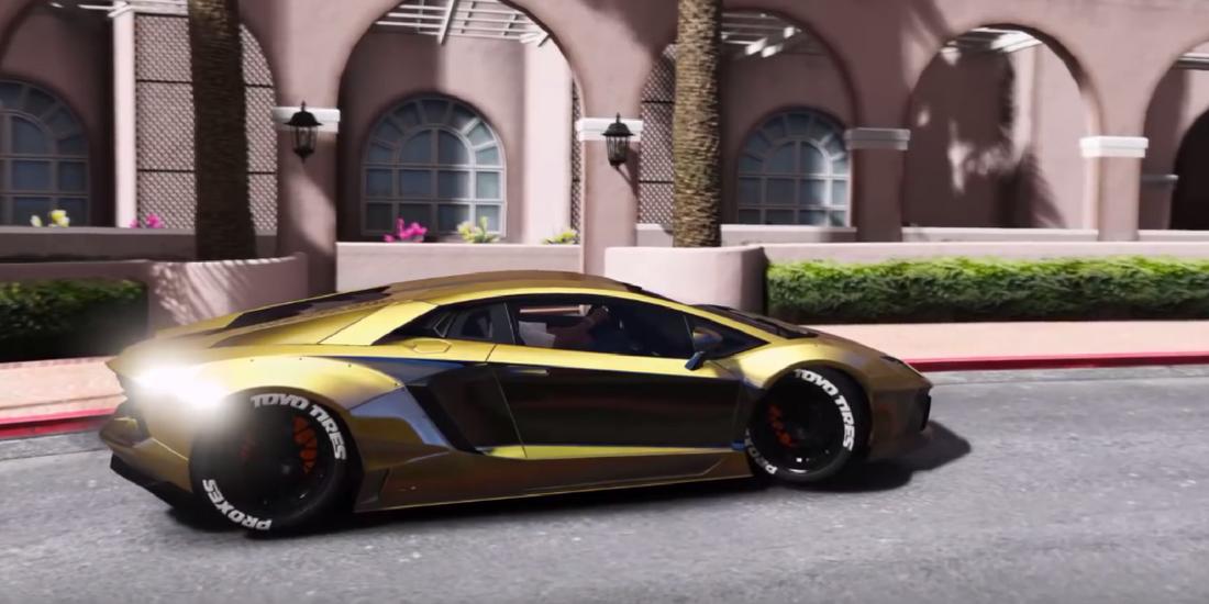 Supercar Aventador Driving 3D