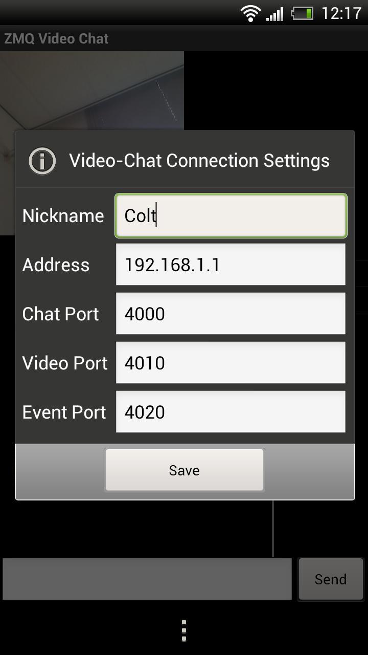 ZMQ Video Chat