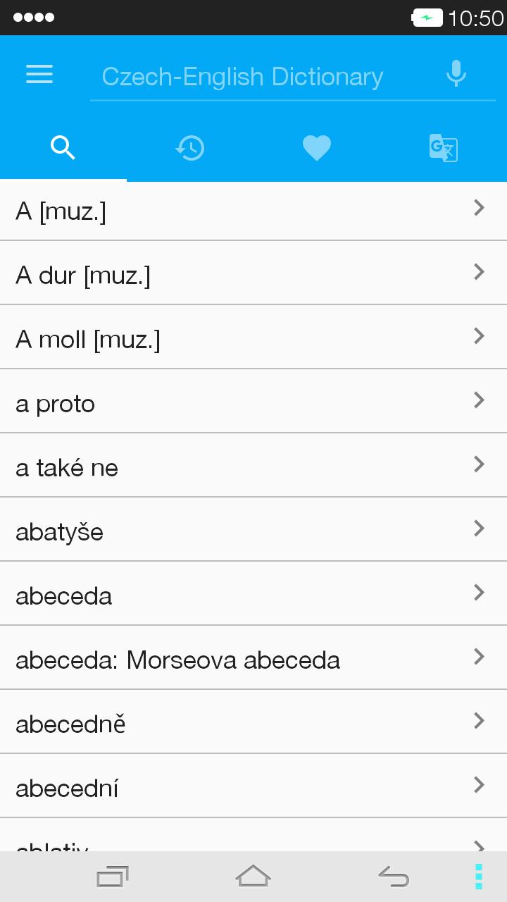 English<->Czech Dictionary