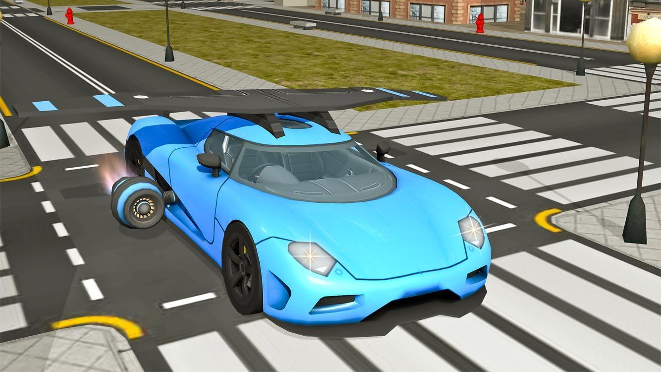 Flying Car- Vehicle Driving 3d