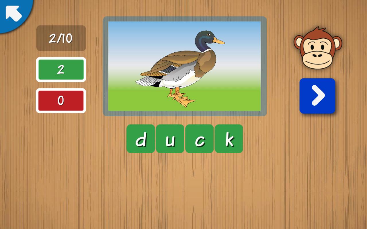 Kids learn English Words - practise to read, write