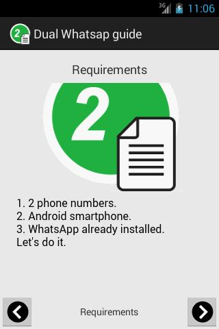 Dual Whatsap guide