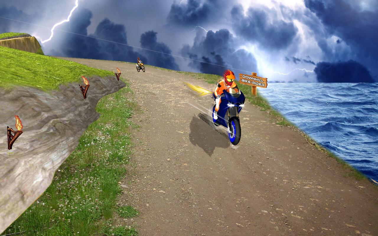 Downhill Bike Rider