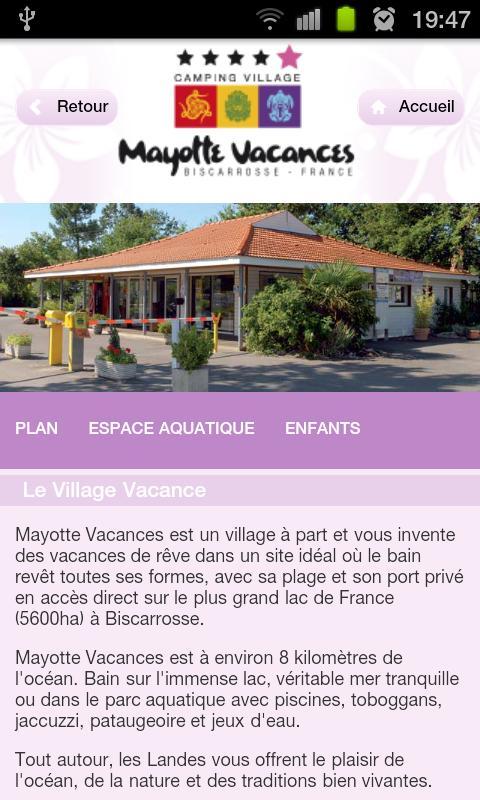 Camping Mayotte Biscarrosse
