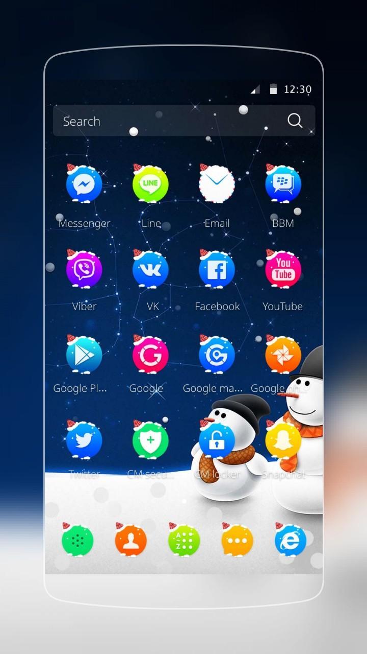 Snow Winter New Year