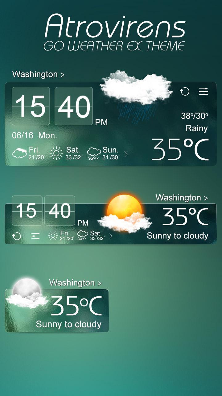 ATROVIRENS THEME GO WEATHER EX
