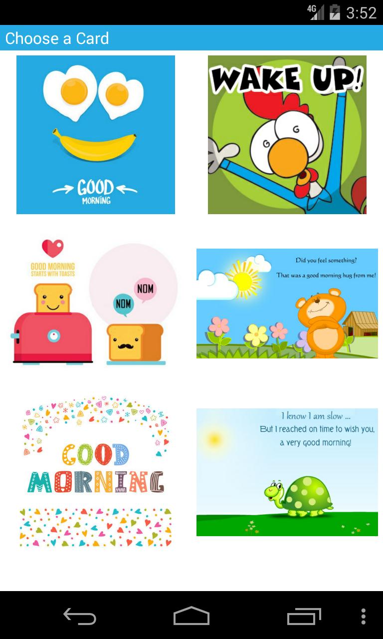 Good Morning Card