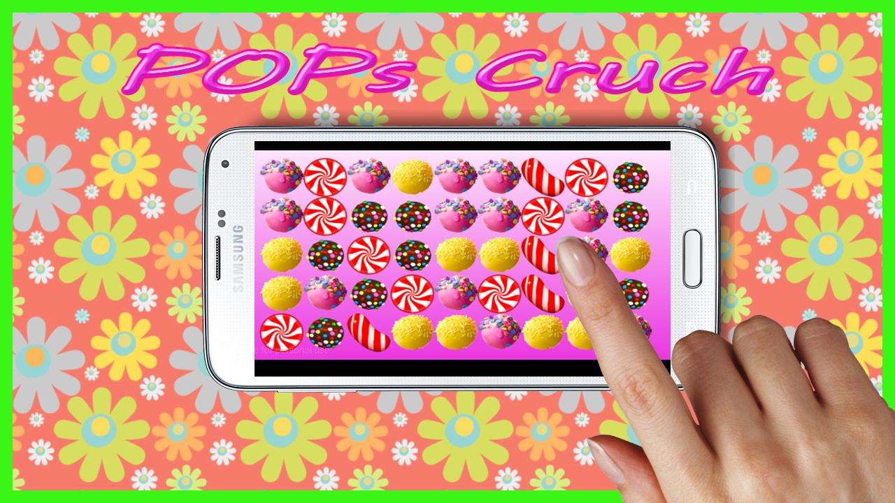 Crush  sweet candies Pop