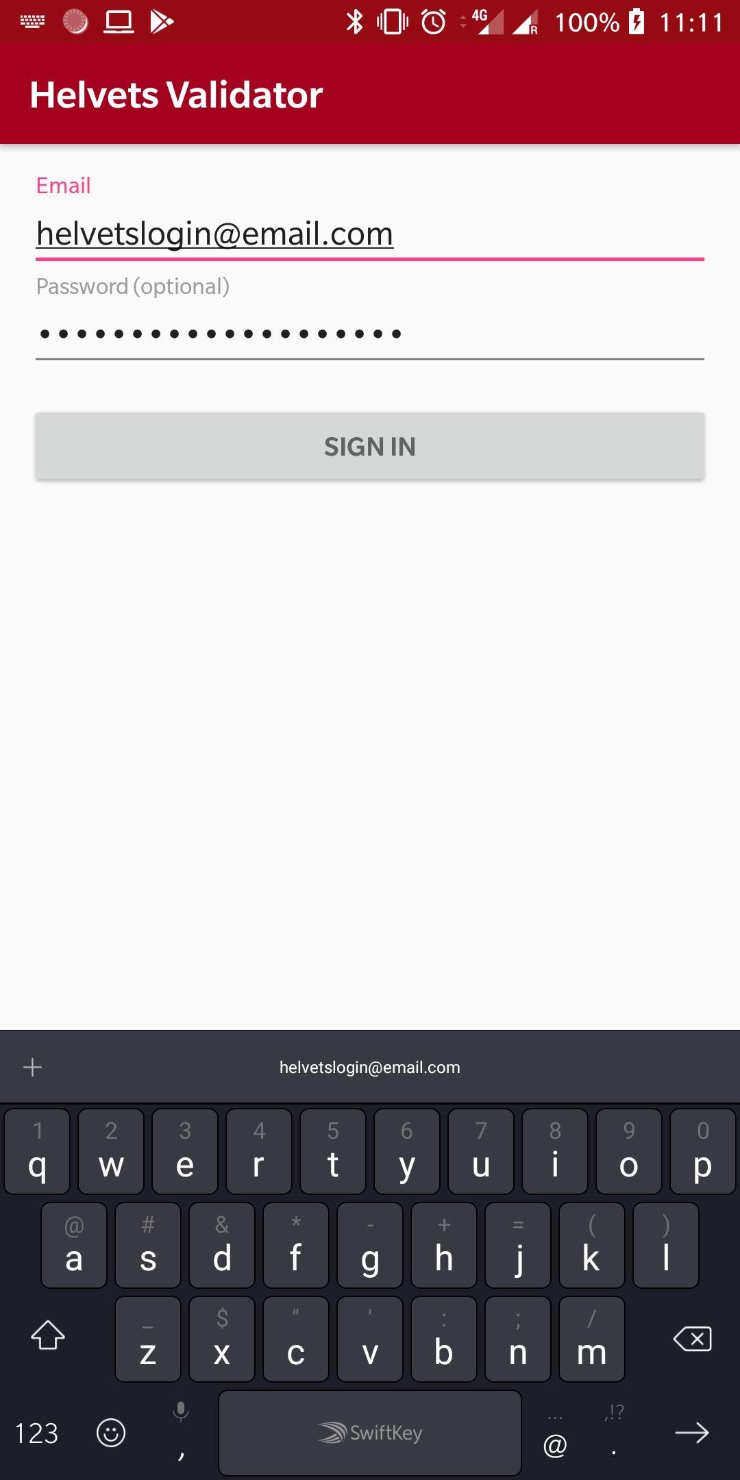 Helvets Validator