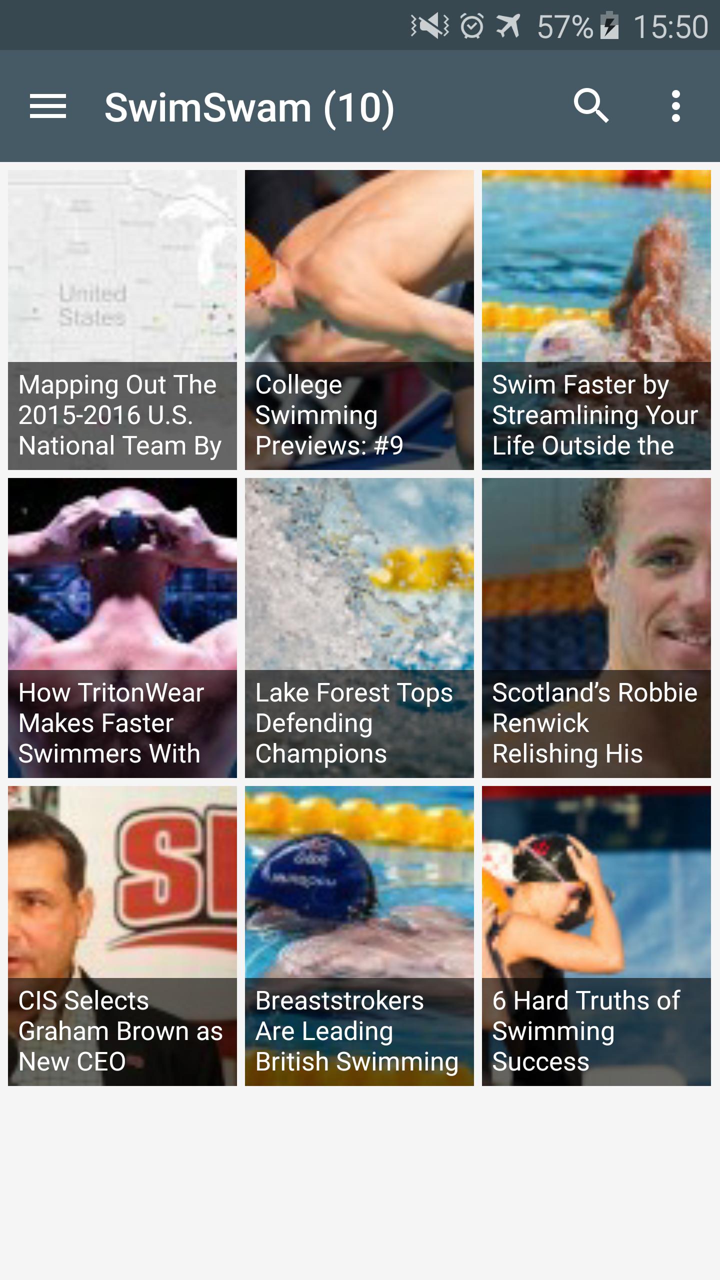 Swimming News