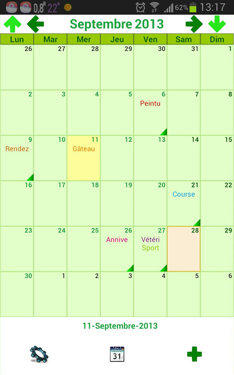 Mon Calendrier