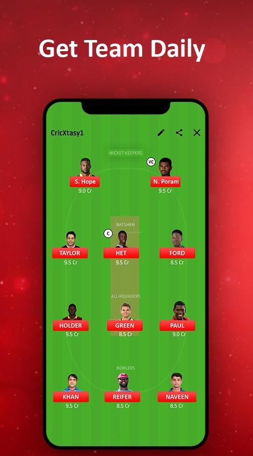 Dream11 Prediction for team 11 :  Team by Expert