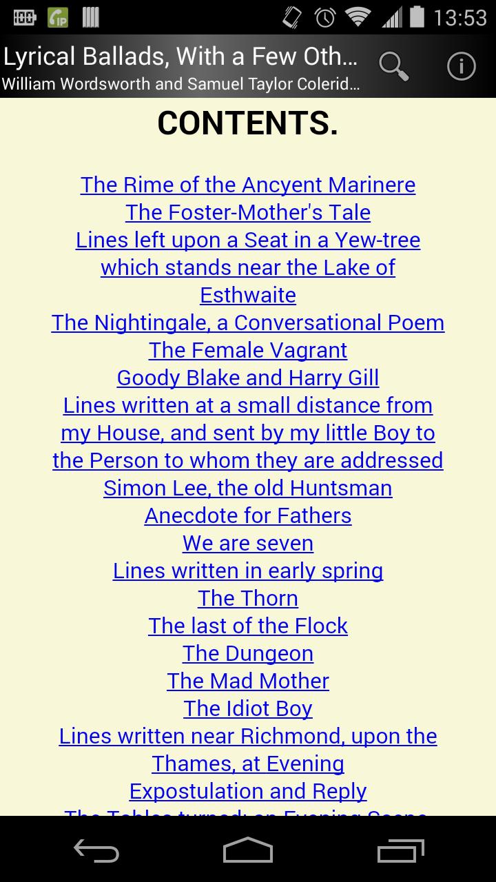 Lyrical Ballads
