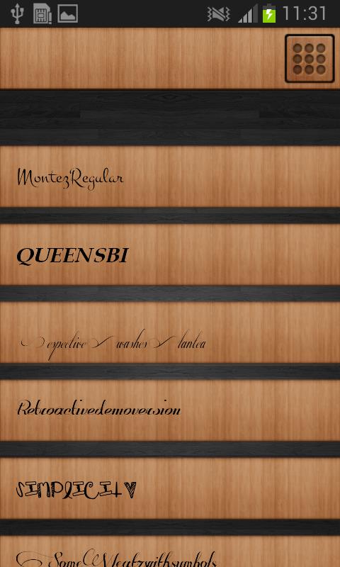 Elegant Font Style