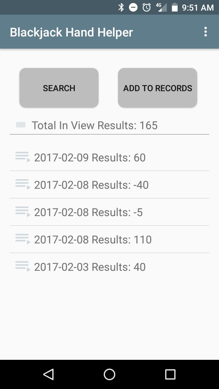 Blackjack Hand Helper