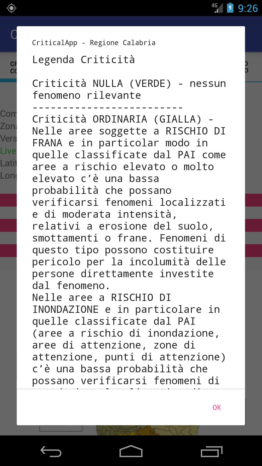 CriticalApp - Regione Calabria